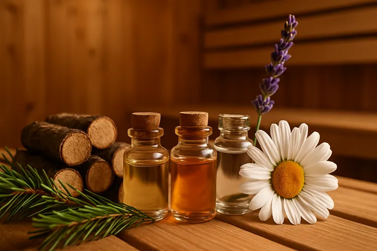 Het combineren van saunageuren